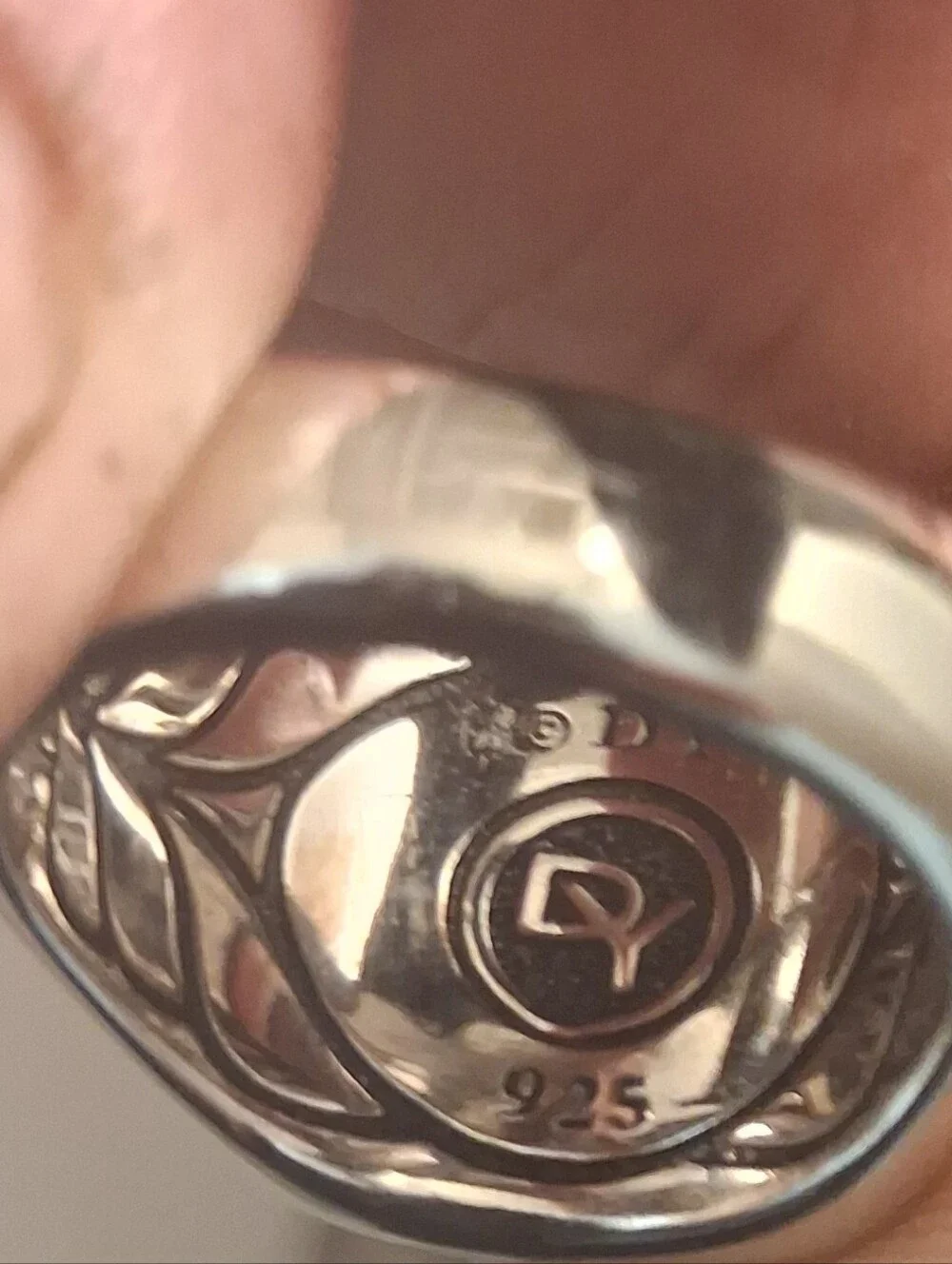 David Yurman Signet Ring Size 10